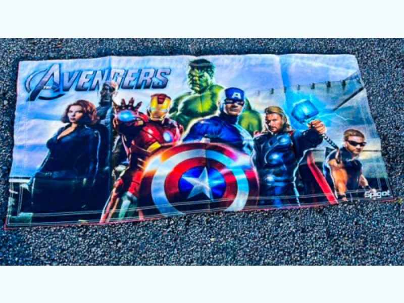 bouncy castle banners avengers